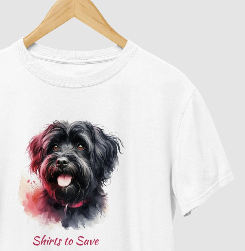 Camiseta Srd preto Aquarela 