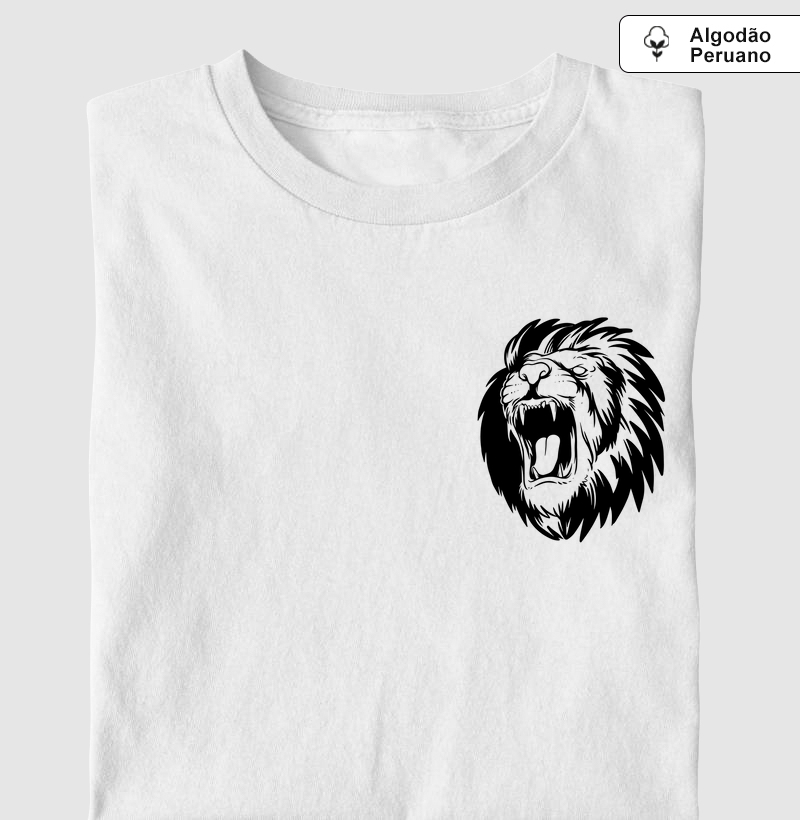 Camiseta Animalis Rei da Selva 100% Algodão Peruano
