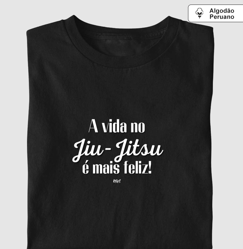 A vida no Jiu-Jitsu é mais feliz!