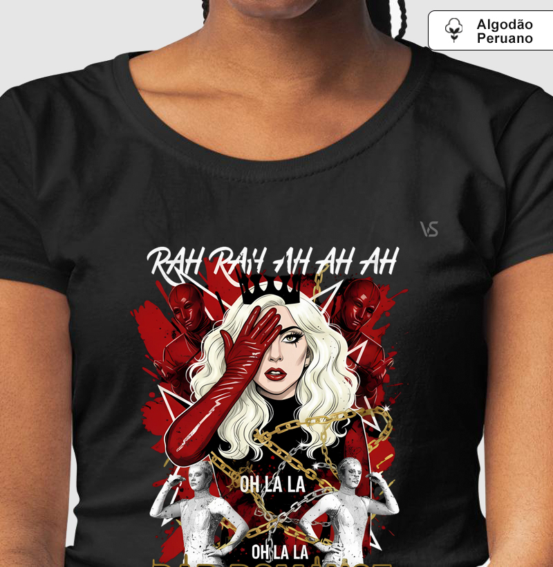Lady Gaga - tecido algodão peruano