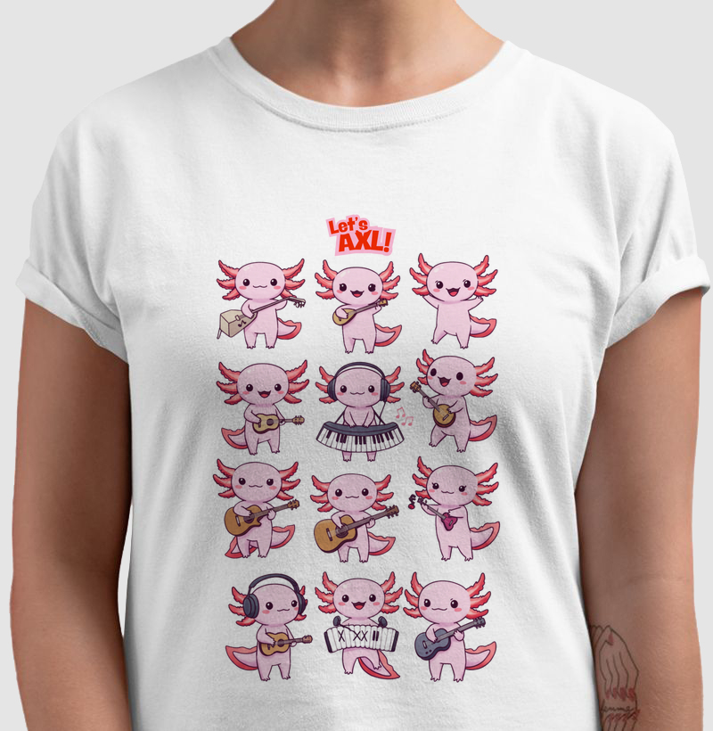 Camiseta  - AXL, Kawaii (03)
