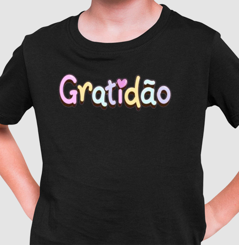 Camisa Infantil Gratidão