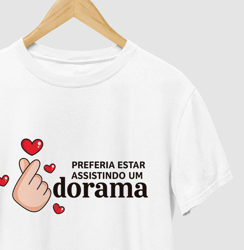 "Preferia Estar Assistindo um Dorama – Estampa Fofa K-Drama"