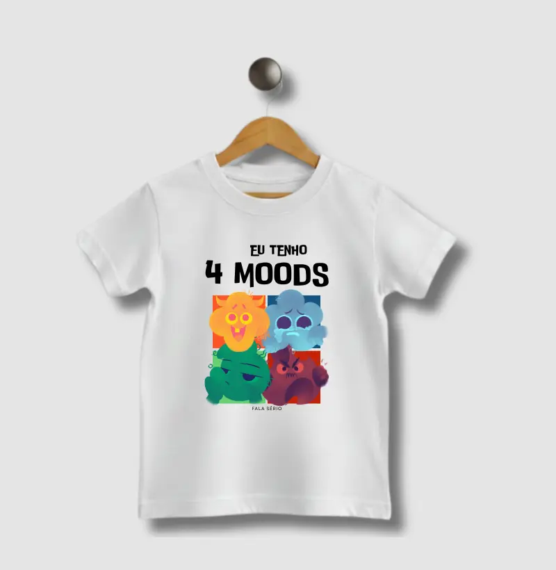 Camiseta Infantil Meus 4 Moods
