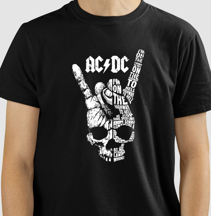 Camiseta ACDC Highway to Hell
