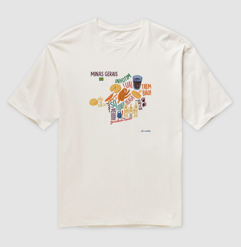 Camiseta Oversized Alma Mineira