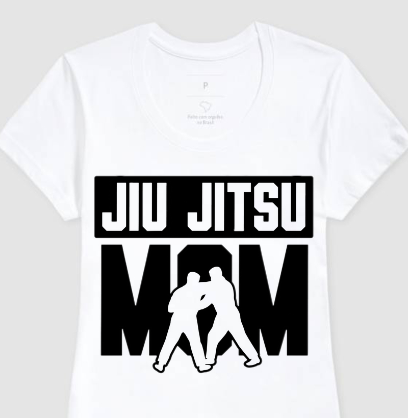 Camiseta Jiu Jitsu Mom - Qualidade Reserva