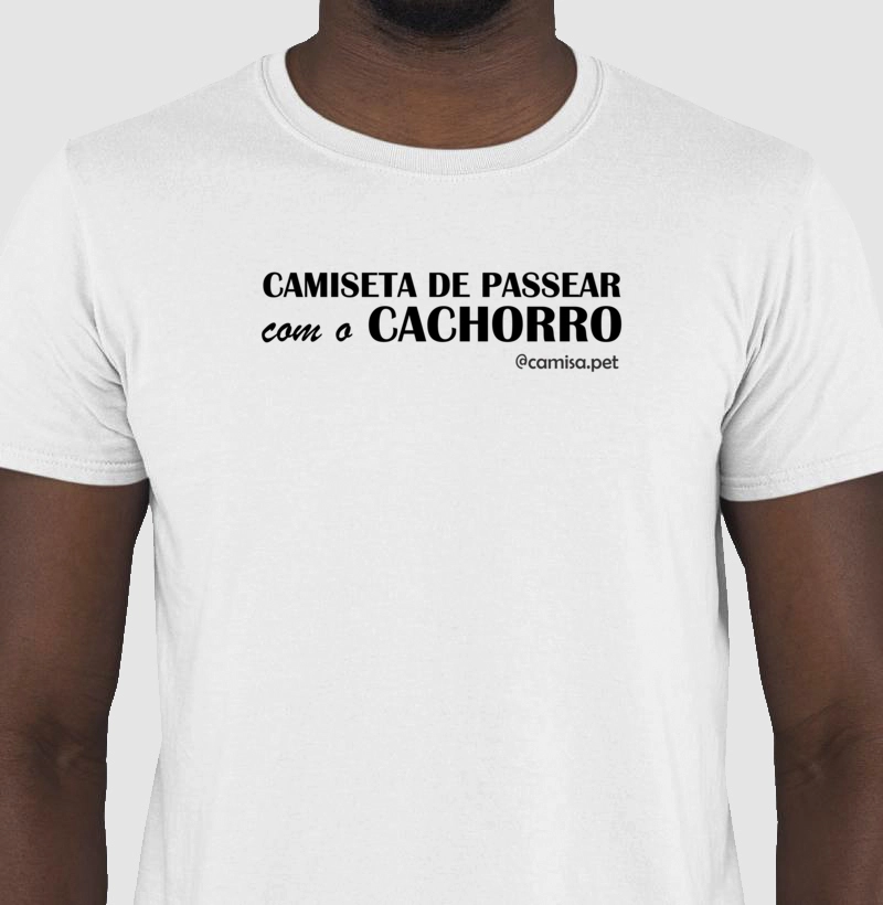 Camiseta de Passear com o Cachorro