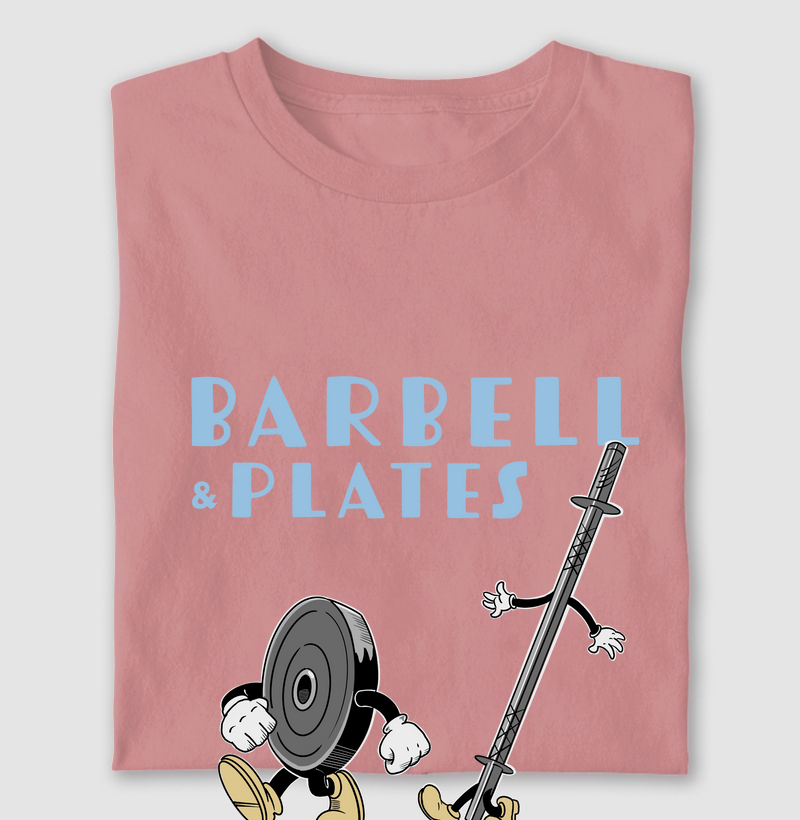 Camiseta Barbell & Plates Strong Club