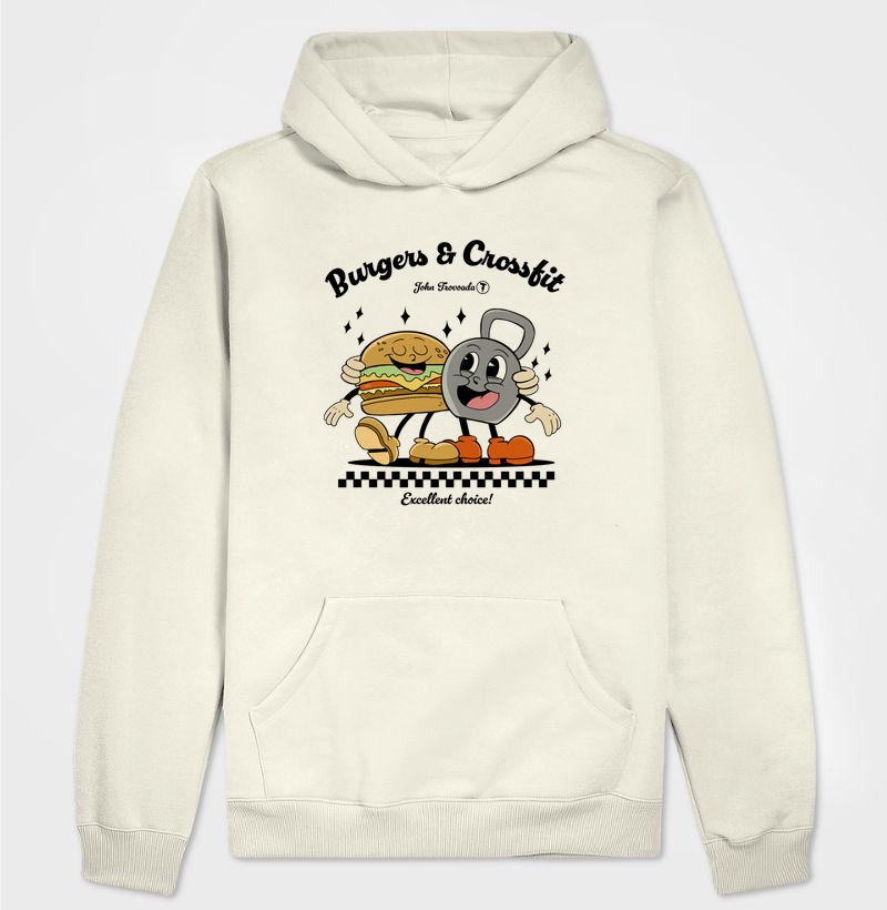 Moletom Burguers & Crossfit