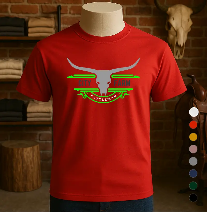 Camiseta Estampada LongHorn