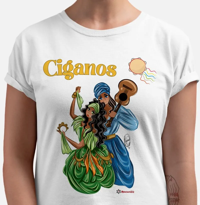 Camiseta Ciganos Masculina ou Feminina Escolha a Cor