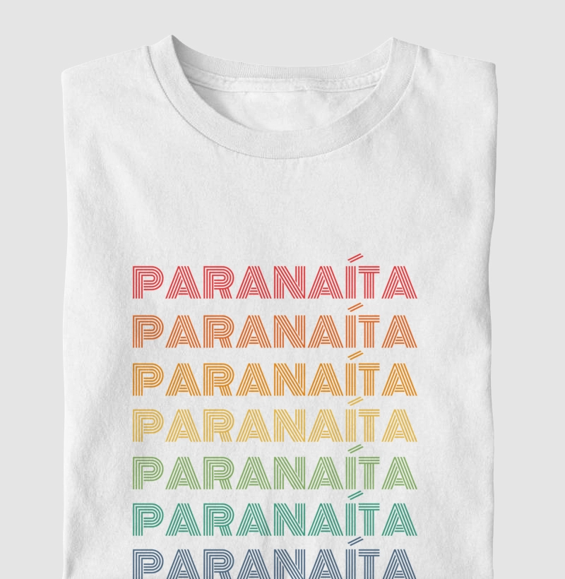 Paranaíta Letreiro Retrô