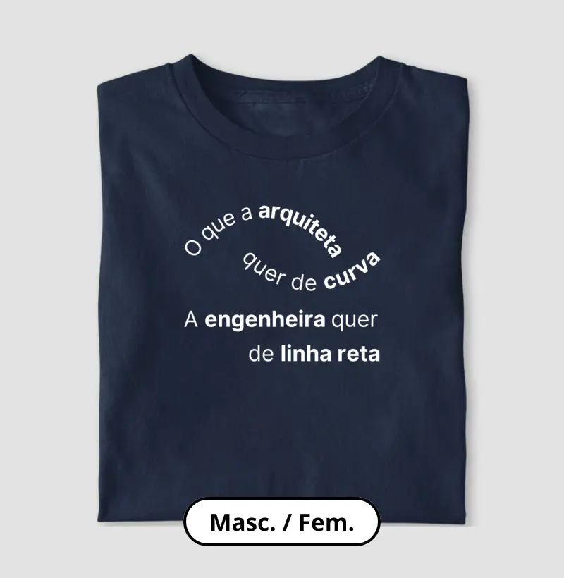 Curva e reta - Arquiteta e engenheira