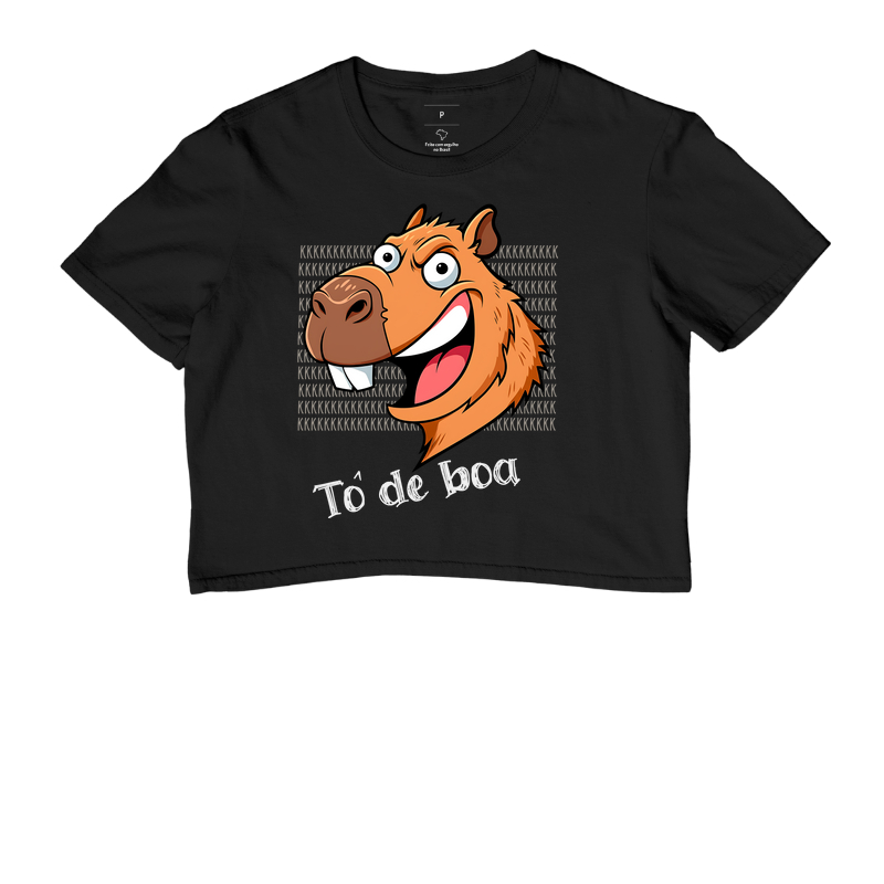 Meme Capivara Tô de Boa | Mini Tee