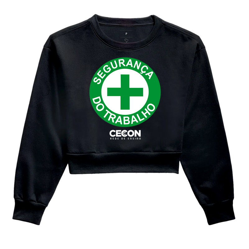 Camisa Segurança do Trabalho logo grande cores