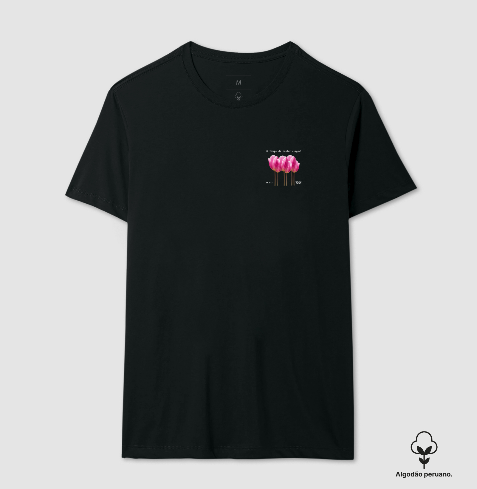 Camiseta O Tempo de Cantar Chegou. Cantares 2.12