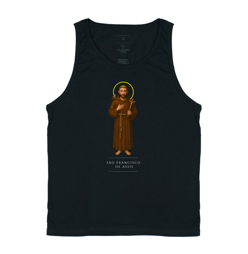 Camiseta Católica — São Francisco de Assis