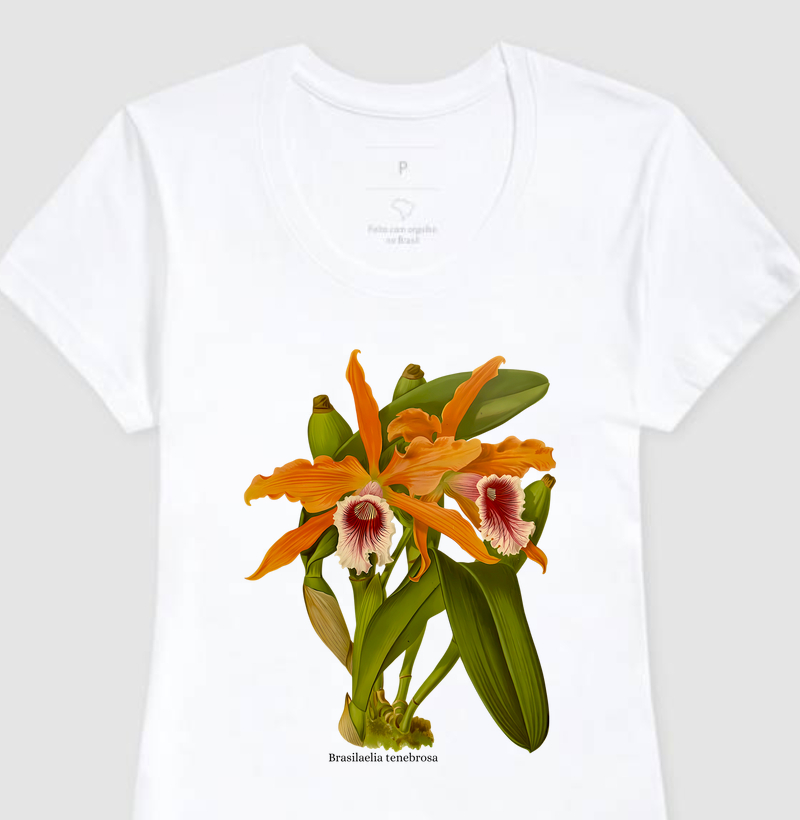 Camiseta Feminina Brasilaelia tenebrosa