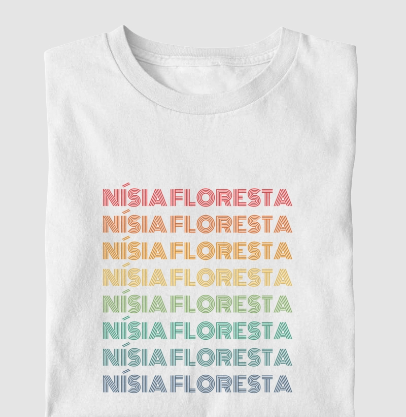 Nísia Floresta Letreiro Retrô