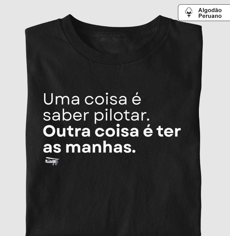 Uma coisa é saber pilotar...
