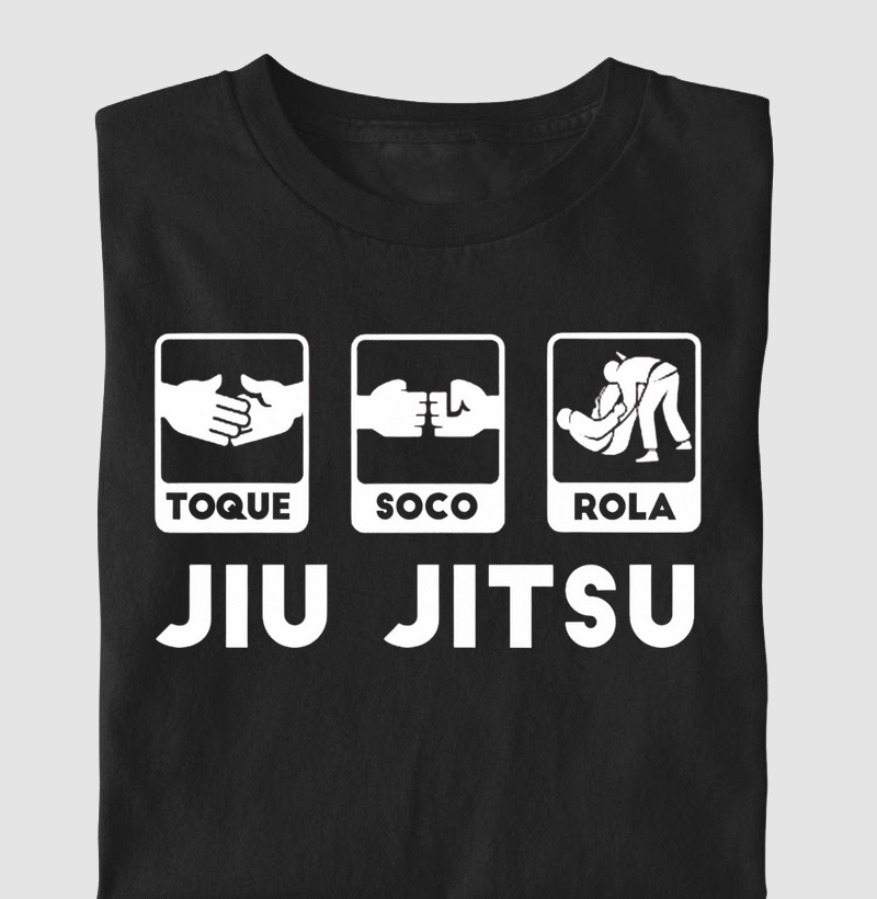 Camiseta Toque Soco Rola – Jiu-Jitsu Lifestyle