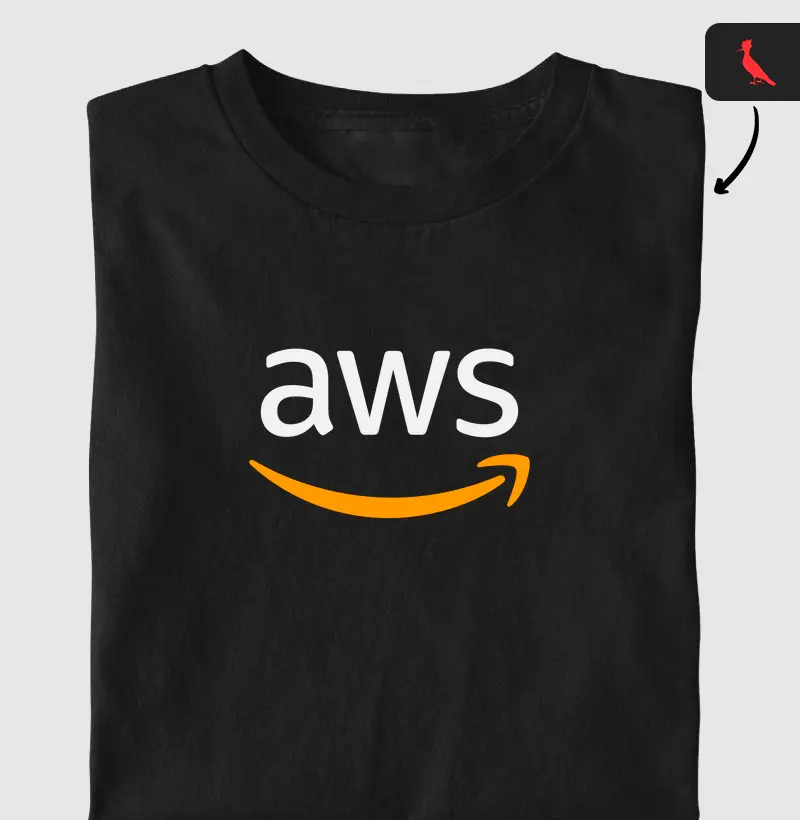 Camiseta "AWS" logo - T.I