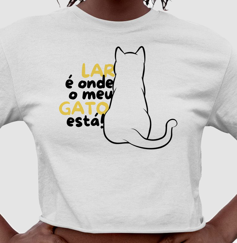 Lar é onde meu gato está