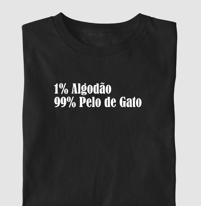 1% Algodão, 99% Pelo de Gato