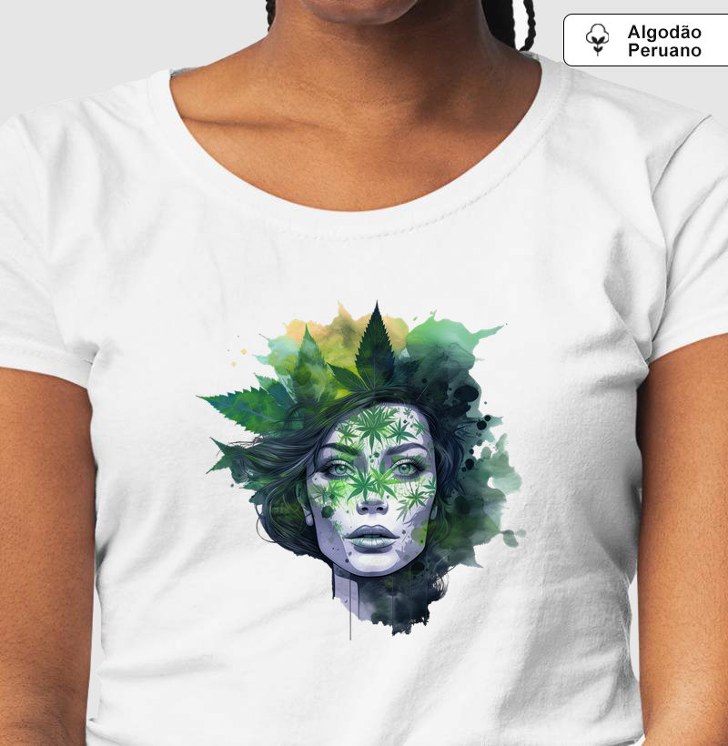 Camiseta Algodão Peruano Green Mind