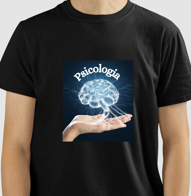 Camiseta psicologia e mente 