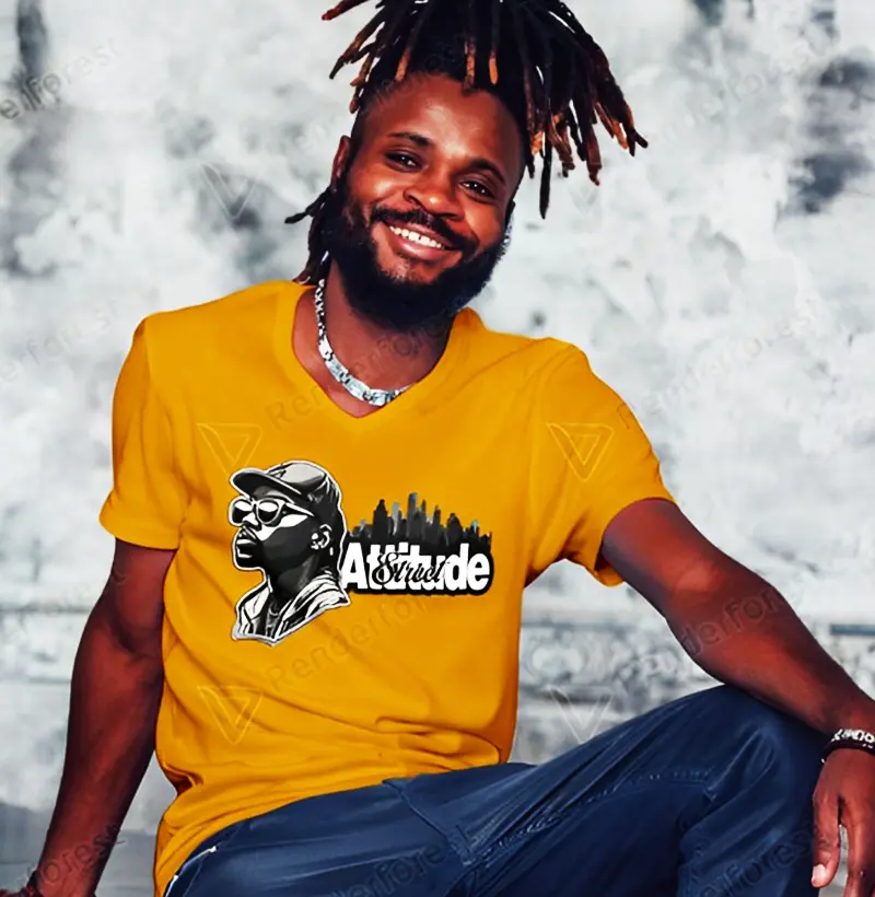 Camiseta "Attitude Street" - Estilo Urbano