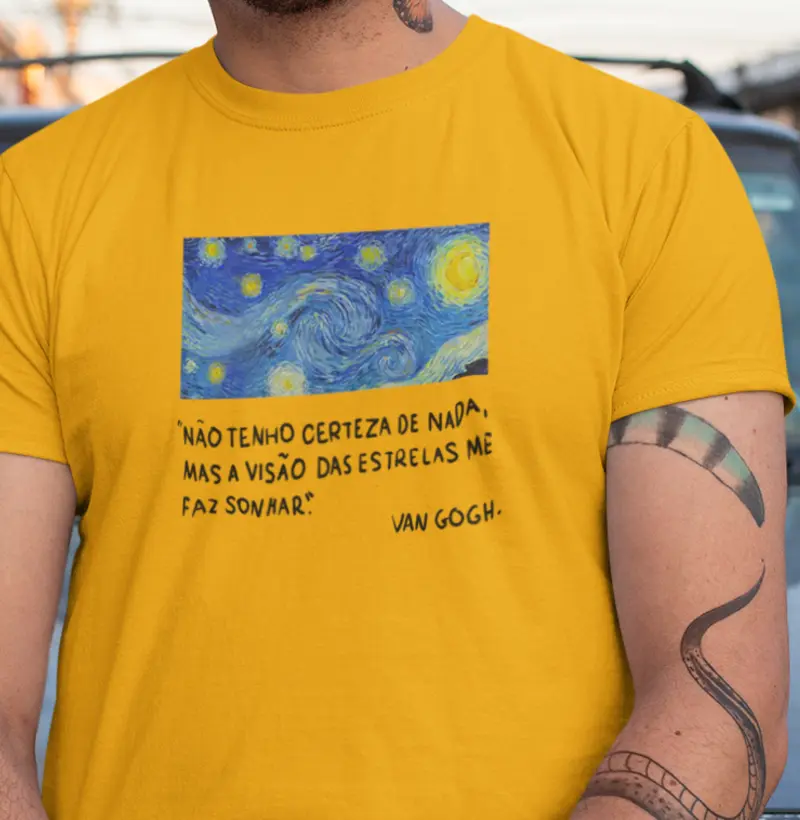 Frase Van Gogh Estrelas