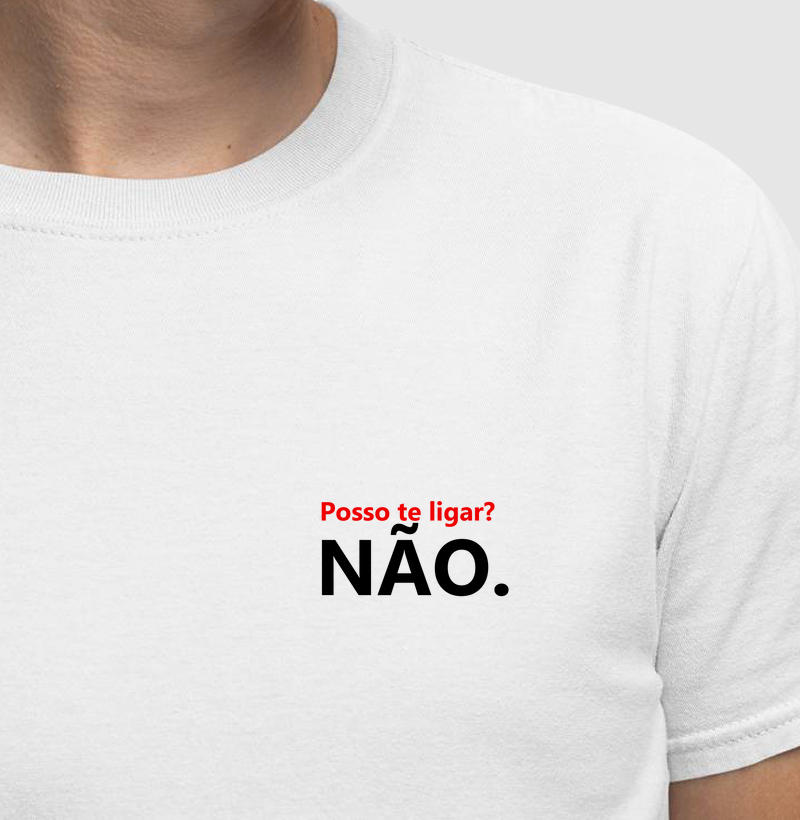 Camiseta Posso ligar?