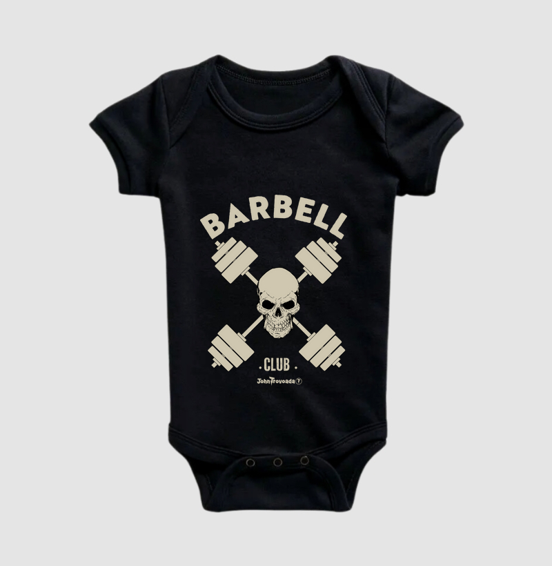 Body Bebê Barbell Club Skull