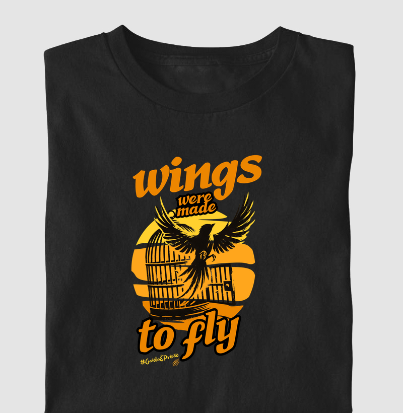 Camiseta Wings To Fly