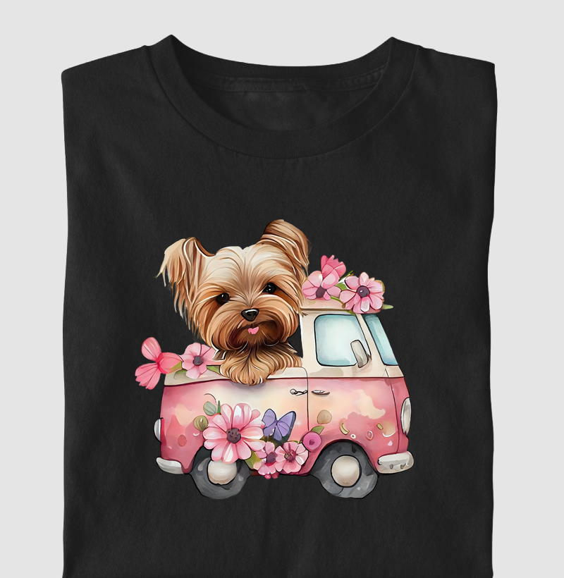 Cãozinho passeando de Kombi (VET)
