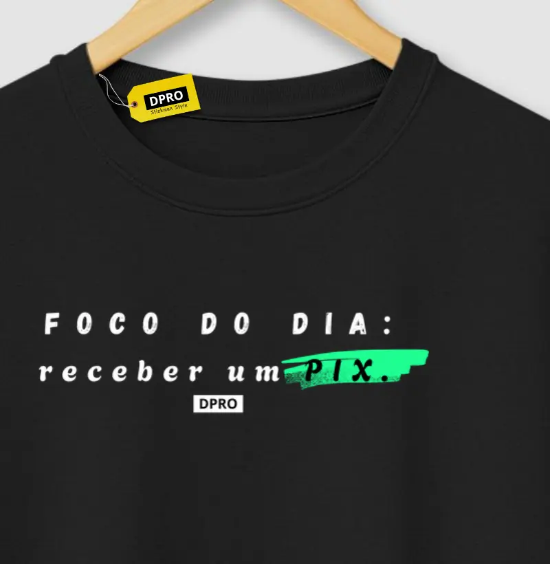 Foco do dia: receber um PIX.