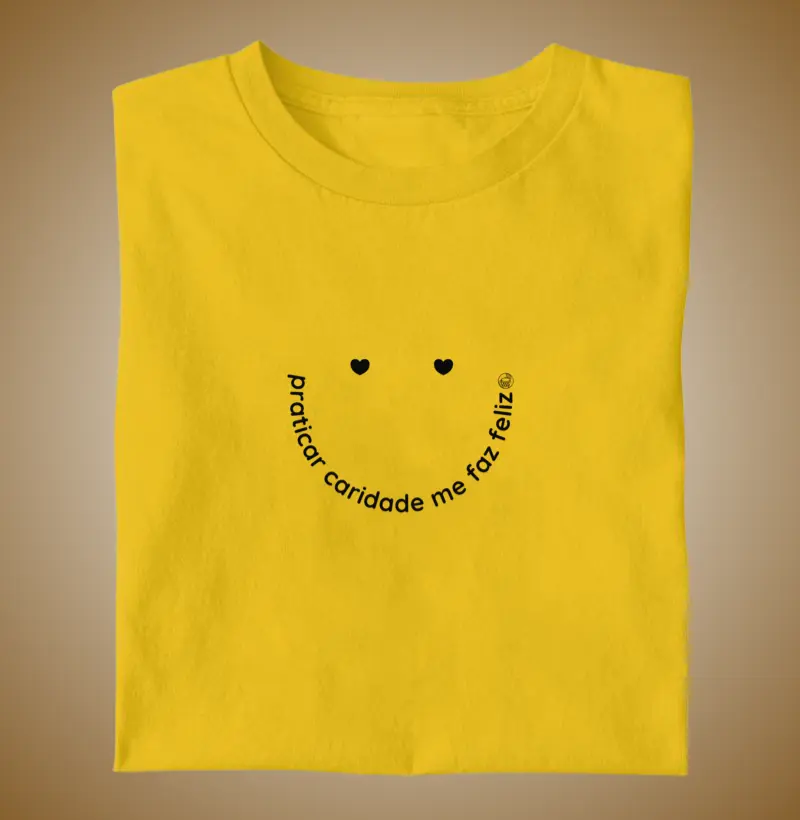 Praticar caridade me faz feliz