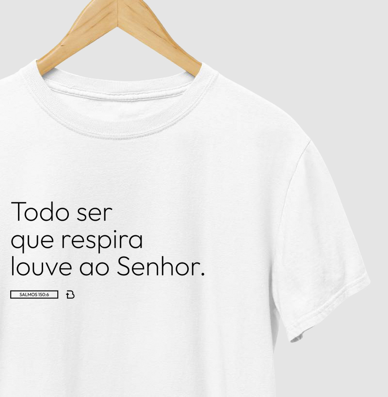 Camiseta Palavras Salmos 150:6
