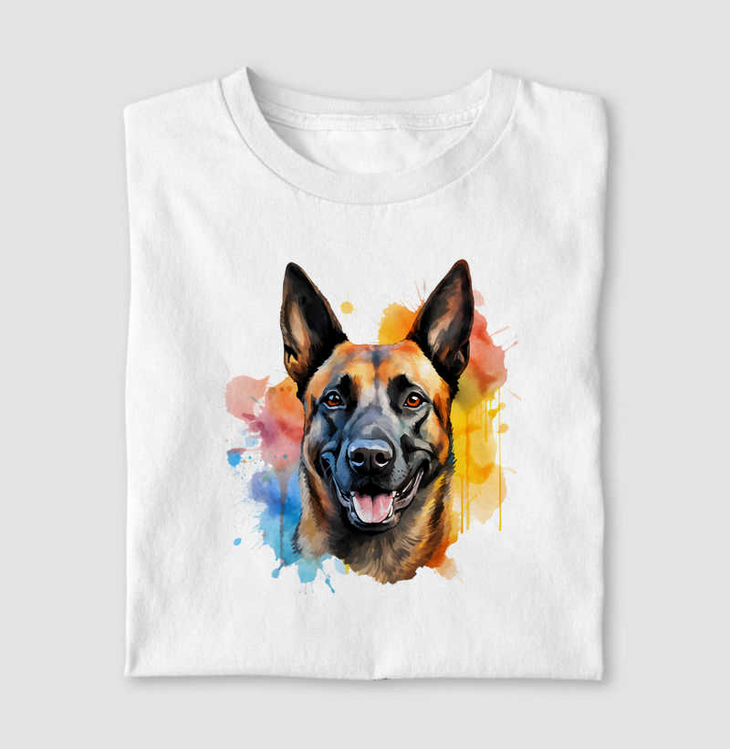 Belgian Malinois aquarela