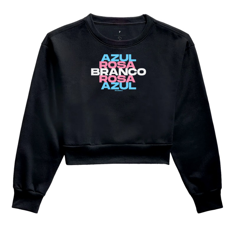 Azul, Rosa, Branco, Rosa, Azul.