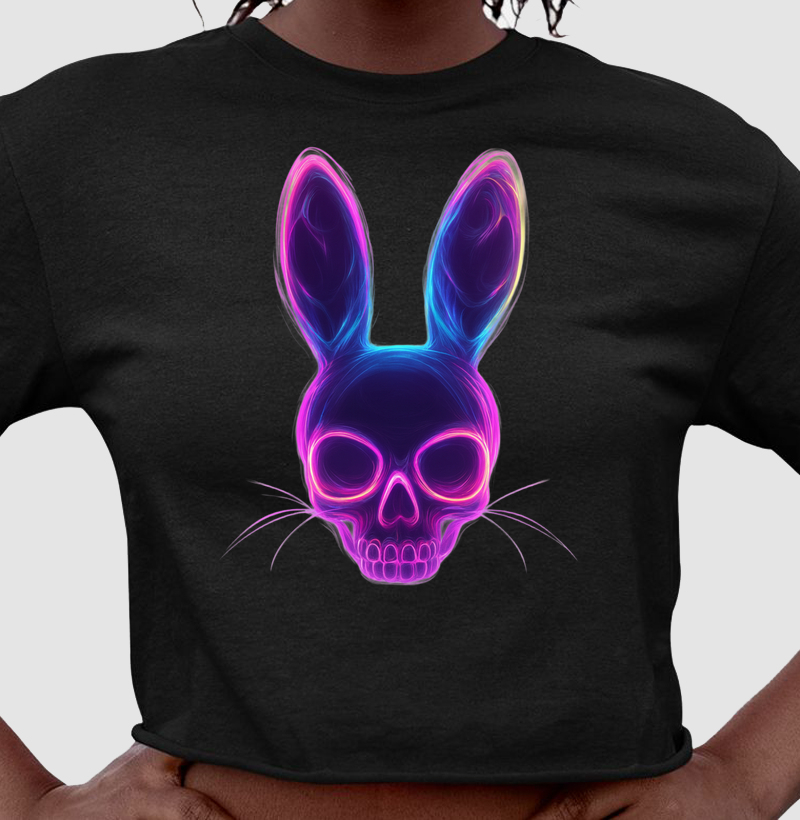 Neon dark rabbit