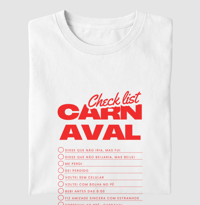 Check List Carnaval