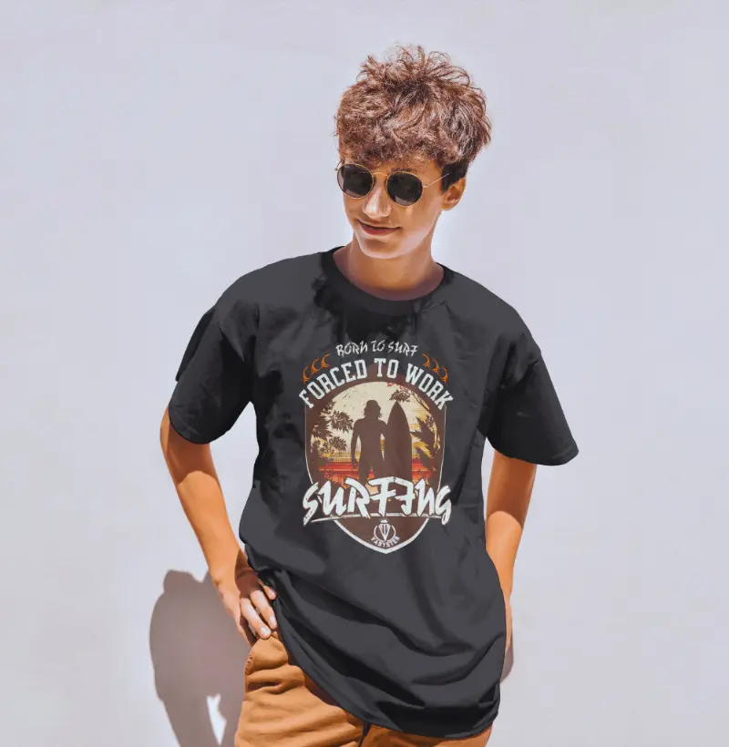 Camiseta Nascido para surfar