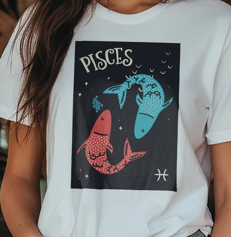 Camiseta Signos - VINTAGE PEIXES