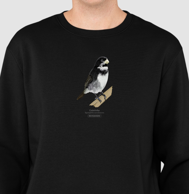 Aves do Brasil - Coleirinho - Moletom