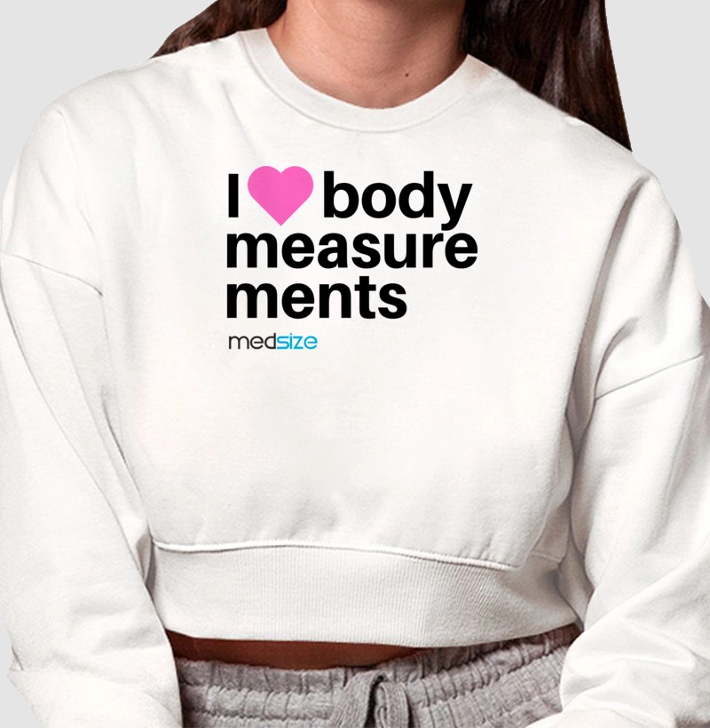 Cropped I love body measurements 
