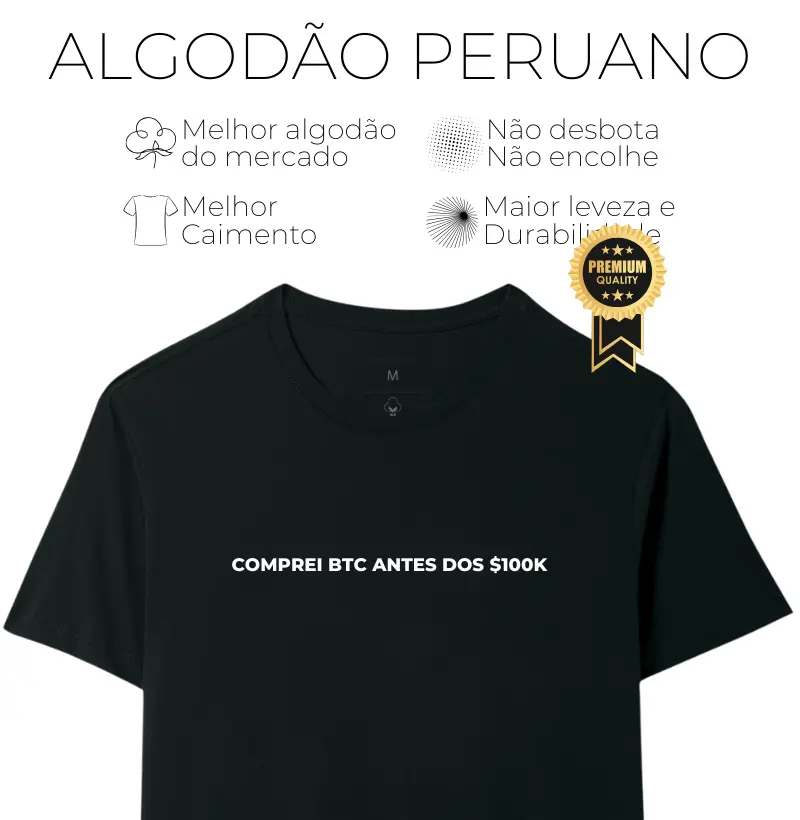 Comprei Antes dos 100K - Algodão Peruano
