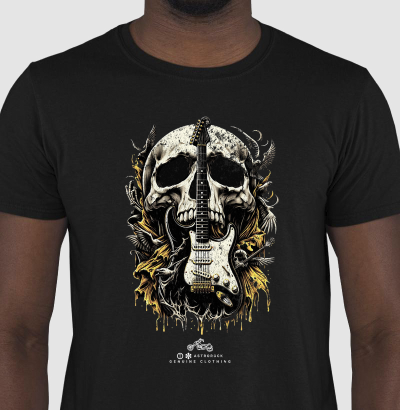 SKULL AND GUITAR